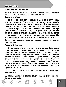 Russische Sprache 4. Klasse. Überprüfungen und Kontrollen