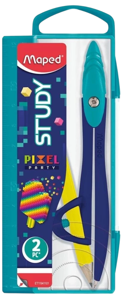Compass with Pencil - Pixel Party