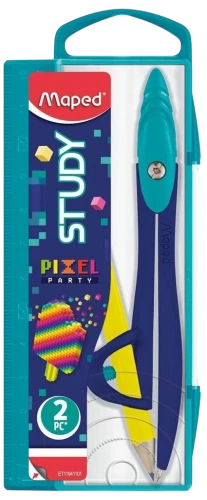 Zirkel mit Bleistift - Pixel Party