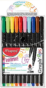 Kapillarische Stifte - Graph Peps (10 Farben)