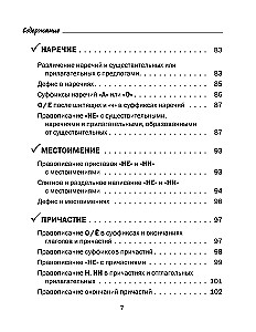 Wszystkie zasady języka rosyjskiego w schematach i tabelach. Klasy 5 - 9