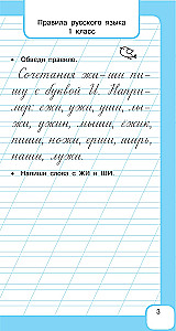 All the Rules of the Russian Language and Vocabulary Words. For Primary School