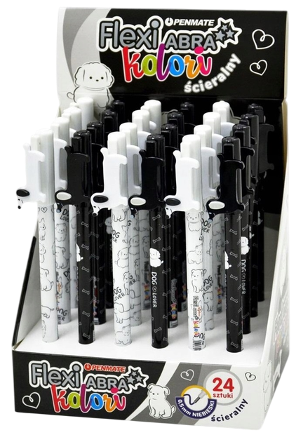 Шариковая ручка - Flexi Abra Kolori: Dog (синяя)