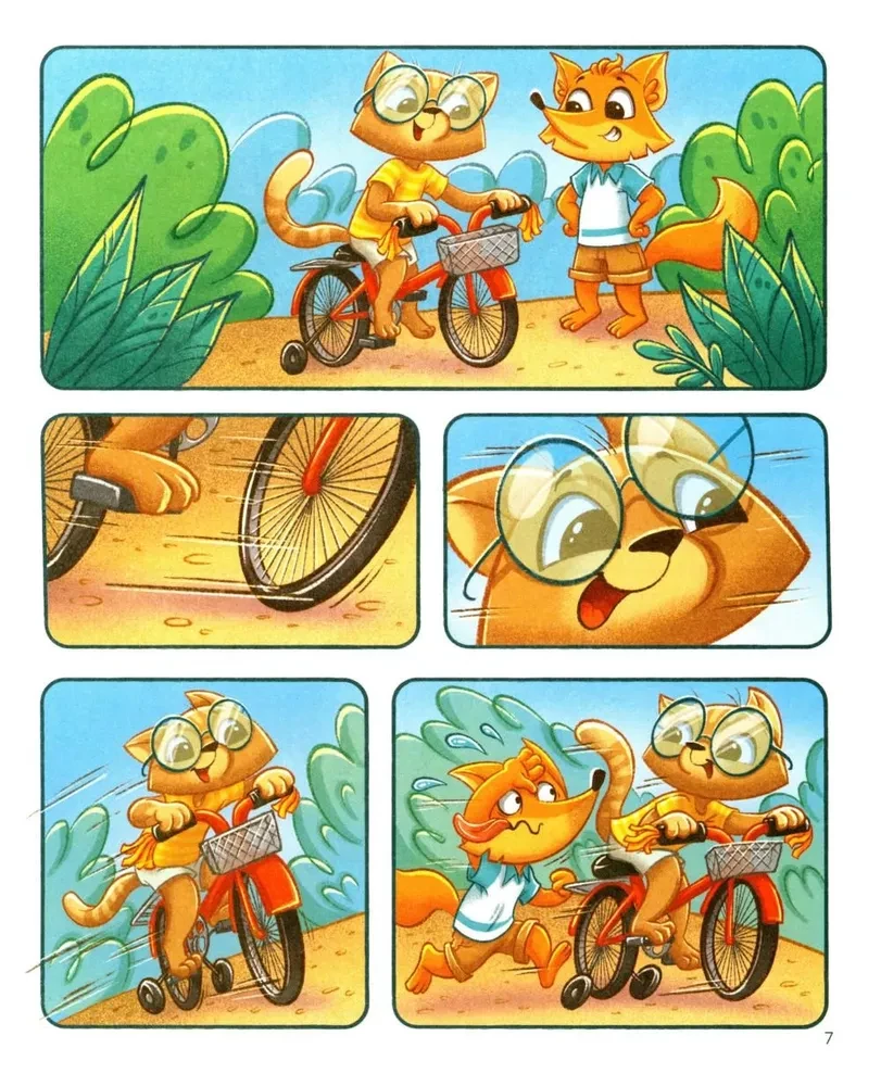 Tim lernt Fahrrad fahren