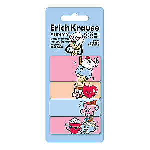 Sticky Notes ErichKrause Yummy, 60x20 mm, 60x30 mm, 80 sheets