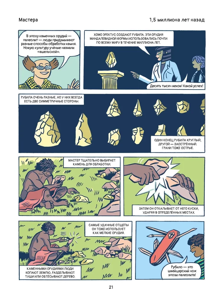 Die Evolution des Menschen in Comics