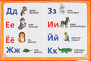 Alphabet, ABC, Primer. Book with Large Letters