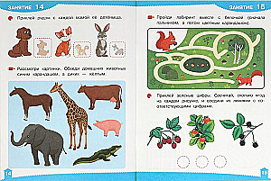 Developing Stickers with Tasks. 3-4 Years Old. Educational Tasks