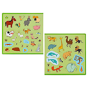 Buch mit Magneten - Tiere