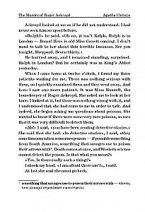 Der Mord an Roger Ackroyd. Ein Buch zum Lesen auf Englisch