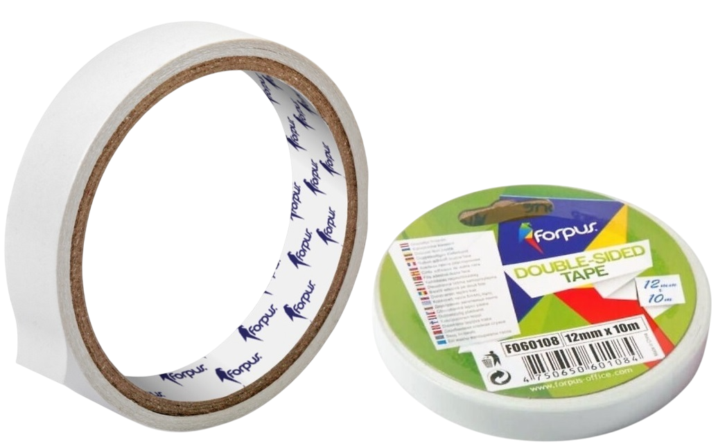 Doppelseitiges Klebeband (12 mm x 10 m)