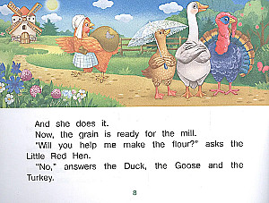 The Little Red Hen / Рыжая Курочка. (na angļu valodā)