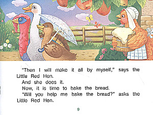 The Little Red Hen / Рыжая Курочка. (na angļu valodā)