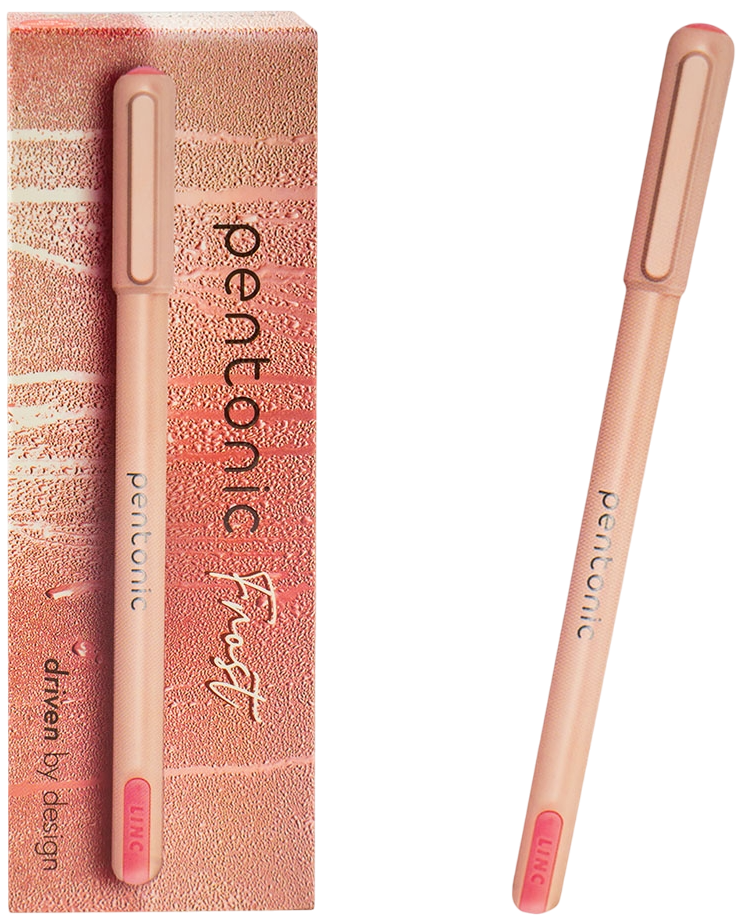 Шариковая ручка - LINC Pentonic Frost, 0.7мм (красная)