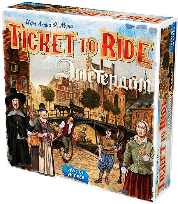 Gra planszowa - Ticket to Ride. Amsterdam