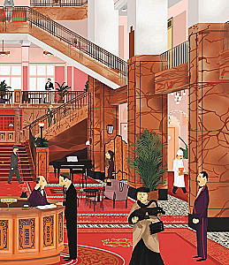 Grand Budapest hotell. Illustreeritud lugu melanhoolsest komöödiast kadunud maailmast