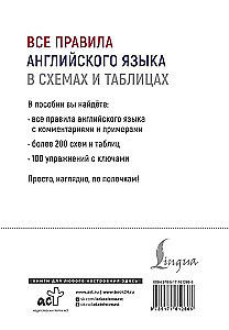 Visos anglų kalbos taisyklės schemose ir lentelėse