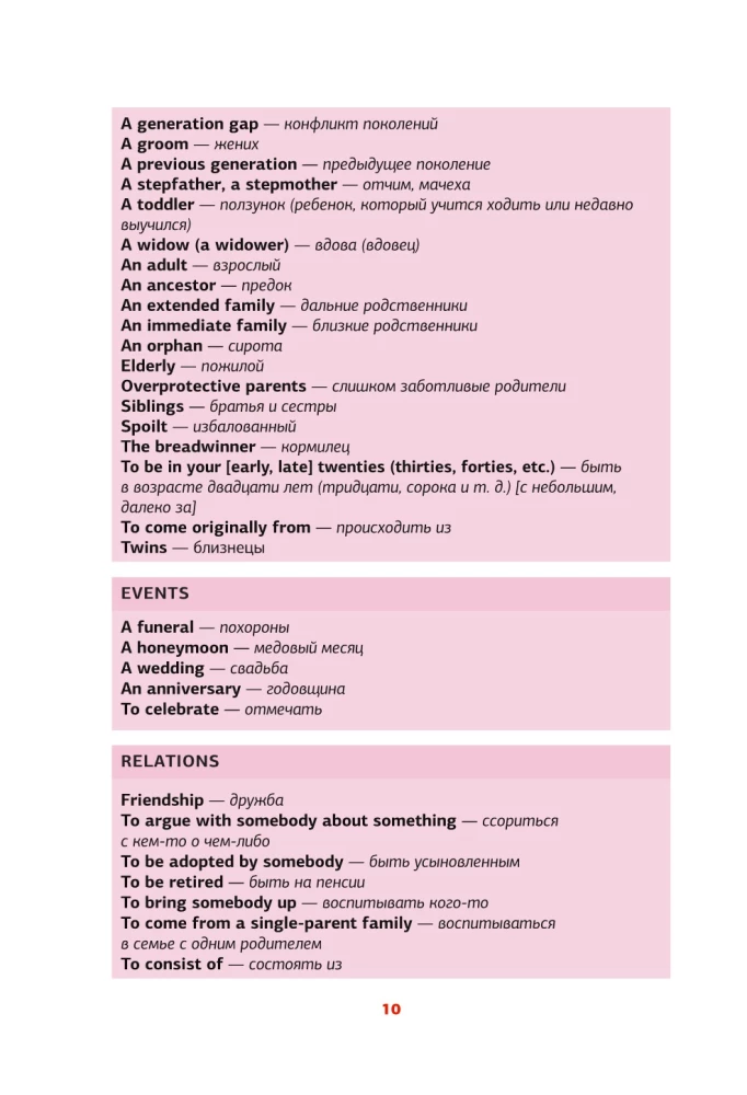 English. A memorization trainer for advanced learners