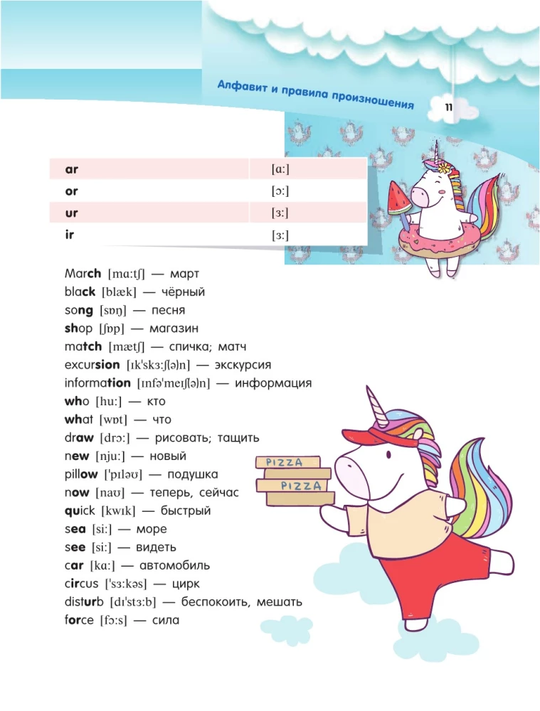 English with Unicorns