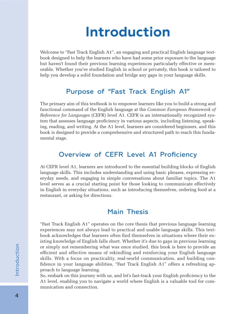 Fast Track English A1: tugev alus algajatele (Building a Solid Foundation for Beginner English Learners)