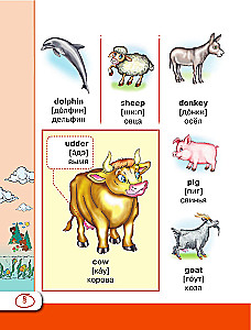 Englisches visuelles Wörterbuch mit Aussprache