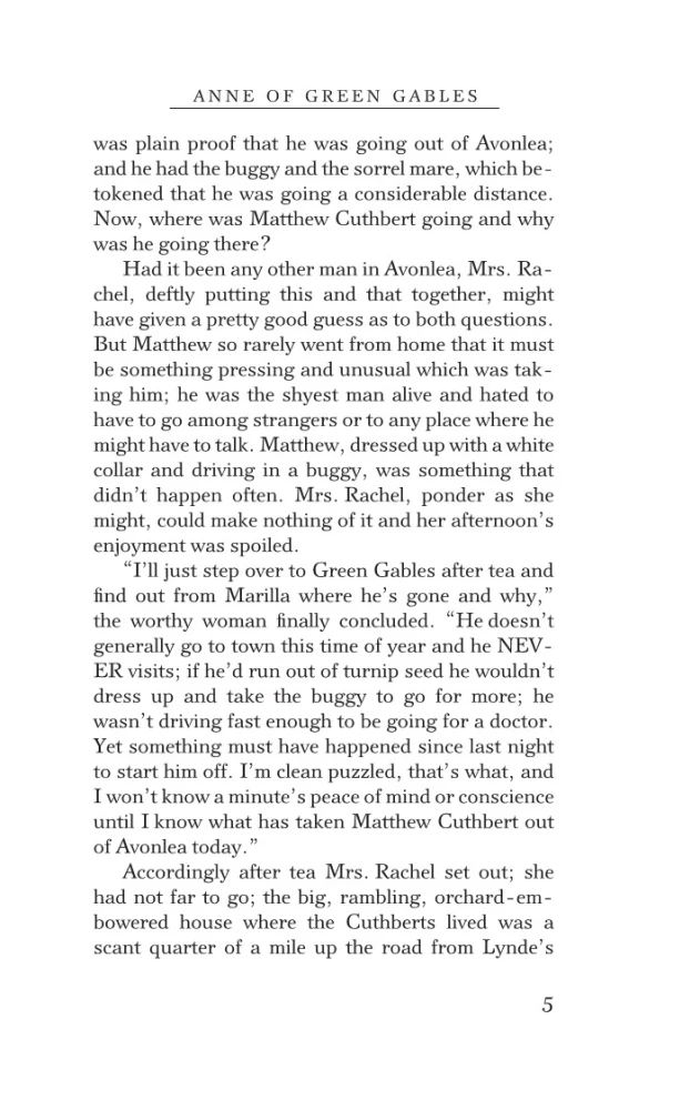 Anne of Green Gables