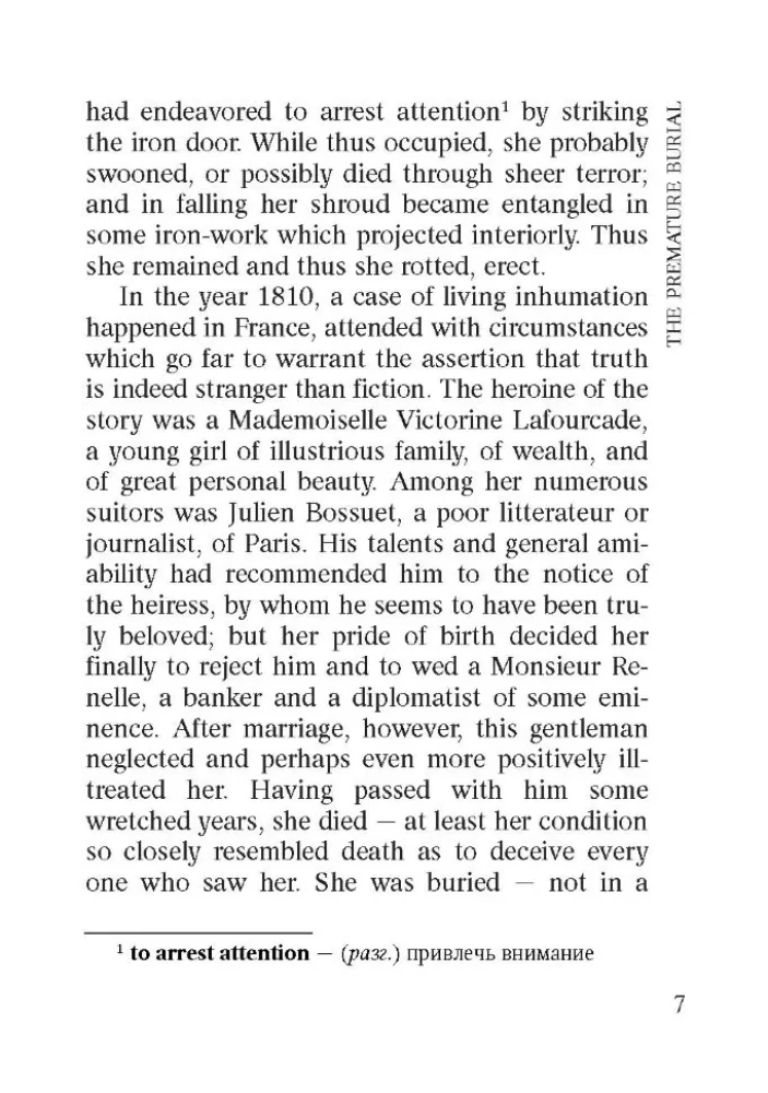 The Premature Burial Stories = The Buried Alive. Stories