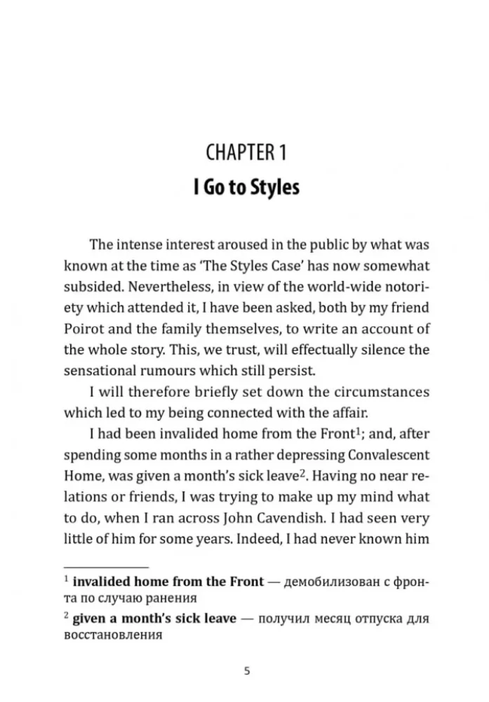 The Mysterious Affair at Styles = Tajemnicza sprawa w Styles