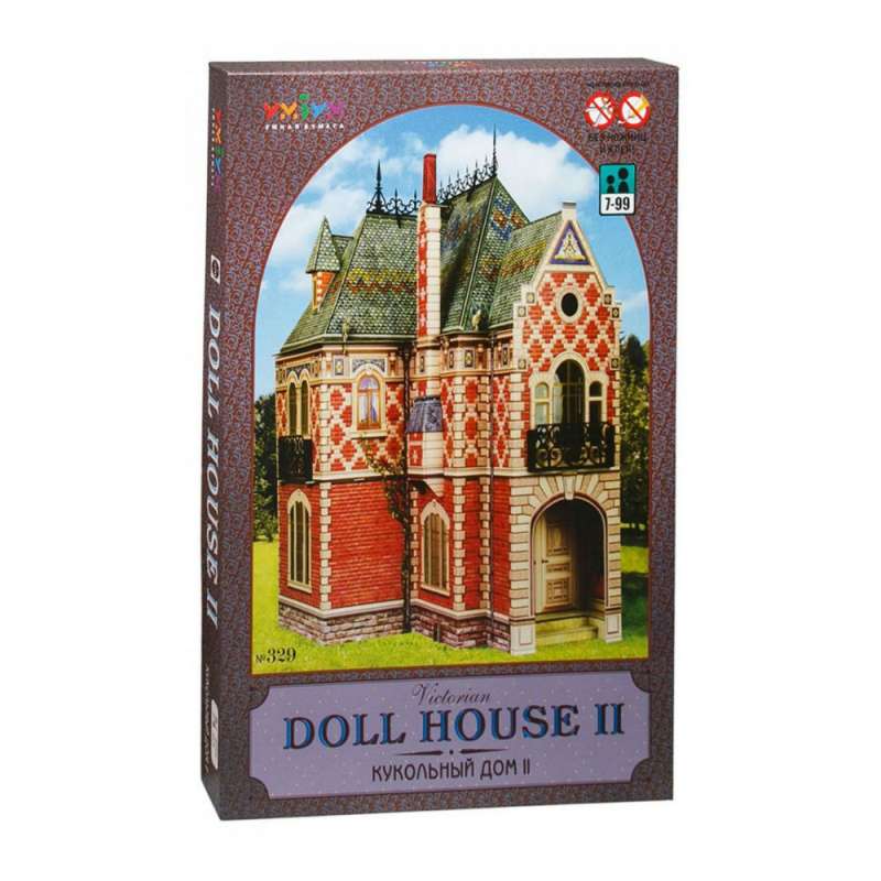 Сборная модель из картона - Кукольный дом 